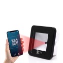 Beépített vonalkód- és QR-kód-olvasó R35D RFID 125 kHz EM, 86 × 86 mm, Wiegand/USB/RS485, fekete, beléptető és belépési kapukhoz 4