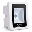 Beépített vonalkód- és QR-kód-olvasó RFID 125 kHz EM, 86 × 86 mm, USB, RS232, RS485, Wiegand, fehér, beléptető és belépési kapukhoz 1