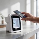 Beépített vonalkód- és QR-kód-olvasó RFID 125 kHz EM, 86 × 86 mm, USB, RS232, RS485, Wiegand, fehér, beléptető és belépési kapukhoz 2