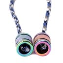 Begleri jongleringslegetøj til at dreje og kaste mellem fingrene Flettet snor med metalruller i enderne Længde 25 cm Tilfældig farve 5