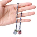 Begleri jouet de jonglage pour faire tourner et passer entre les doigts Corde tressée avec des rouleaux métalliques aux extrémités Longueur 25 cm 7