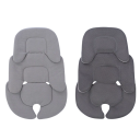 Beidseitige Matratze für Kinderwagen und Autositz 58 x 38 cm Atmungsaktive Fleece-Einlage für Kinder Waschbare Kindermatratze mit Netzgewebe 1