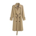 Beige trenchcoat för kvinnor 1