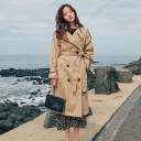 Beige trenchcoat til kvinder 3
