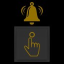 Bell Sticker 10 x 6 cm PET Glowing in the Dark Absorbs Daylight Illuminating Doorbell Button 5