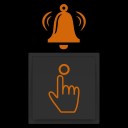 Bell Sticker 10 x 6 cm PET Glowing in the Dark Absorbs Daylight Illuminating Doorbell Button 7