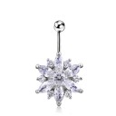 Belly Button Piercing with Stylish Design 2