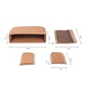 Belső fényképező táska 33,5 × 8 × 21,5 cm Puhaság betét elválasztókkal Védő szervező hátizsákba 4