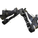 Beluchtingsschoenen voor gras 29x13 cm Sandalen met spikes Verstelbare band Antislip schoenen voor bodembeluchting 2