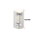 Benda elastica 7,5 x 450 cm Benda elastica ad alta elasticità Benda compressiva per supporto a giunture e muscoli 2 fermagli metallici per fissaggio 2