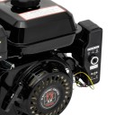 Bensiini Moottori 4-tahtinen 7,5 HP 210 ccm OHV Ilmanjäähdytys Käsikäynnistys ja Sähkökäynnistys 39,9 x 25,4 x 32,8 cm Musta Moottorikelkat 8