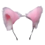 Bentiță cu urechi de pisică din pluș, cu urechi de pisică, accesoriu pentru cosplay, bentițe de Halloween pentru fete 1