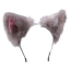 Bentiță cu urechi de pisică din pluș, cu urechi de pisică, accesoriu pentru cosplay, bentițe de Halloween pentru fete 2