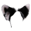 Bentiță cu urechi de pisică din pluș, cu urechi de pisică, accesoriu pentru cosplay, bentițe de Halloween pentru fete 9