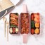 Bento-Box für Lebensmittel mit 2 Bestecken 1