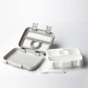 Bento box na jídlo s přihrádkami a vyjímatelnou vložkou Vhodný do mikrovlnné trouby Plastový s víkem na klipy 20,6 x 16 x 5,8 cm 3