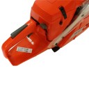 Benzínová motorová pila profesionální 65 cm³ 3,4 kW vodicí lišta 20" řetěz 3/8" oranžová na kácení prořezávání a čištění dřeva 3