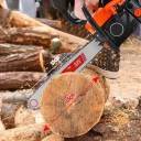 Benzínová řetězová pila 7000 W motorová pila 20 palců s vodicí lištou 47 cm oranžová na řezání dřeva a kácení stromů i prořez zahrady 7
