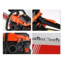 Benzínová řetězová pila 7000 W motorová pila 20 palců s vodicí lištou 47 cm oranžová na řezání dřeva a kácení stromů i prořez zahrady 10