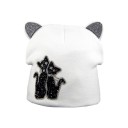 Béret féminin avec oreilles de chat 5