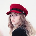 Béret féminin avec visière 4