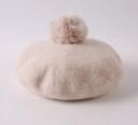 Béret infantil com pompom 8