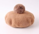 Béret infantil com pompom 9