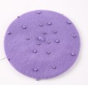 Béret pour enfants avec perles 15