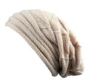 Berretto beanie da donna con taglio allungato e morbido Velluto a coste in rilievo Materiale in cotone Berretto invernale 1