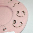 Berretto da donna con anelli J1663 7