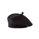 Berretto in maglia invernale per bambini 1–3 anni Berretto caldo in poliestere monocolore per bambini Cappello invernale morbido stile 9