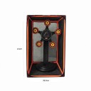 Bersaglio elettronico con 5 mini bersagli e contatore 26,3 x 41 cm Scatola da tiro per pistole Nerf e proiettili in schiuma Conteggio automatico 2
