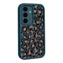 Beschermende siliconen hoes voor Samsung Galaxy A55 Duurzaam Glanzend leopardpatroon op de achterkant Verhoogde rand rond de camera Flexibele 10