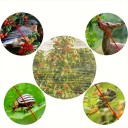 Beschermende tuinnet 100 × 80 cm tegen insecten en vogels met trekkoord en rits Witte net voor de bescherming van fruit, citrusvruchten en bloemen 3