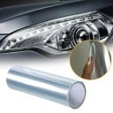 Beschermfolie voor koplampen, transparant, 30x120 cm. Zelfklevende folie voor verlichting en bumpers. Transparante bescherming voor auto's 1