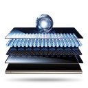 Beschermglas voor Samsung Galaxy A55 Krasbestendig Set van 3 stuks Gehard HD glas met oleofobe laag Duidelijke uitvoering Schermbescherming 3