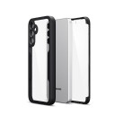 Beschermhoes met glas Samsung Galaxy A57 Voor- en achterbescherming 360° Verhoogde randen Schokbestendige hoeken Duurzame dubbele hoes voor mobiel 3