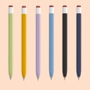 Beschermhoes voor Apple Pencil 1e en 2e generatie van vloeibaar silicone, bescherming tegen stoten en krassen 2