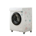 Beschermhoes voor wasmachine 62 x 55 x 86 cm Kleurrijke sneeuwvlokken Wit-doorzichtig ritscover voor voorlader wasmachine 2