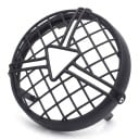Beschermrooster voor de koplamp Pro Triumph Street Twin 900 en Scrambler 900 Rond deksel voor de voorkoplamp Zwart Vintage stijl Voor motorfiets 9