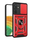 Beskyttelsescover med magnet, stativ og linsedæksel til Samsung Galaxy A23 5G 6