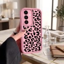 Beskyttelsescover til Samsung Galaxy A26 5G med leopardmønster Silikone og holdbart Fleksibelt Rammekant omkring kameraet Dækkede knapper Til 5