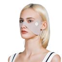 Beskyttende ansigtsmaske mod solen kølende åndbar 22,5 × 9 cm polyester nylon let maske til beskyttelse af ansigtshud 1