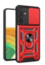 Beskyttende cover med magnet, stativ og linsedæksel til Samsung Galaxy S23 Plus 6