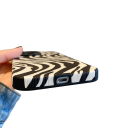 Beskyttende cover til iPhone 15 Plus, zebramønster 4