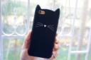 Beskyttende cover til iPhone med 3D-kat J2927 3