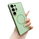 Beskyttende magnetisk cover til Samsung Galaxy A26 5G Holdbart Trådløs opladning Magnetisk ringmærke Ramme omkring objektiverne Knappernes 11