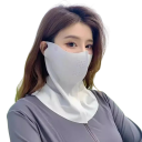 Beskyttende maske til ansigt og hals mod sol og støv, åndbar, let 47,5 × 27,5 cm maske til udendørs brug, beskyttelse af huden 2