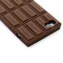 Beskyttende silikone cover til iPhone - Chokolade 3