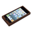 Beskyttende silikone cover til iPhone - Chokolade 4